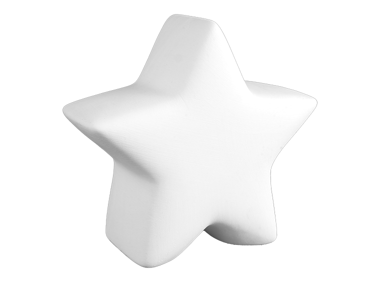Bisque 5" Standing Star (Case of 6)