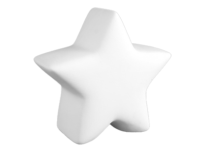 Bisque 5" Standing Star (Case of 6)