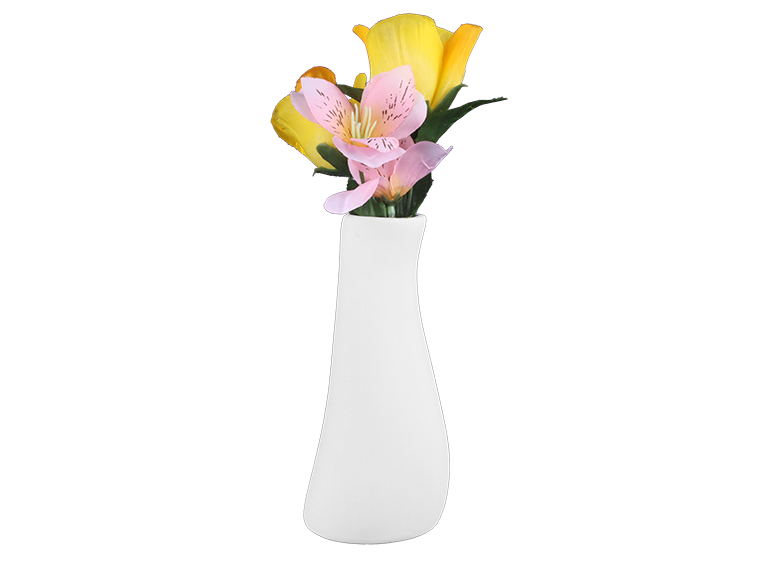 Bisque Organic Bud Vase 3 (Case of 6)