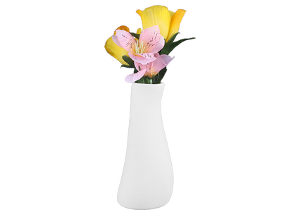 Bisque Organic Bud Vase 3 (Case of 6)