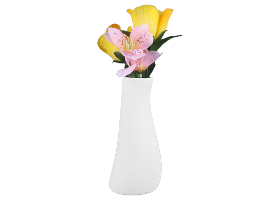 Bisque Organic Bud Vase 3 (Case of 6)