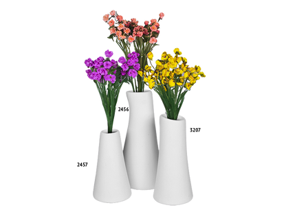 Bisque Organic Bud Vase 3 (Case of 6)