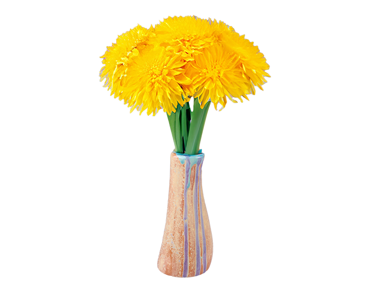 Bisque Organic Bud Vase 3 (Case of 6)