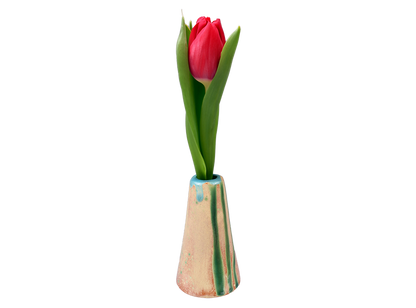Bisque Organic Bud Vase 1 (Case of 12)