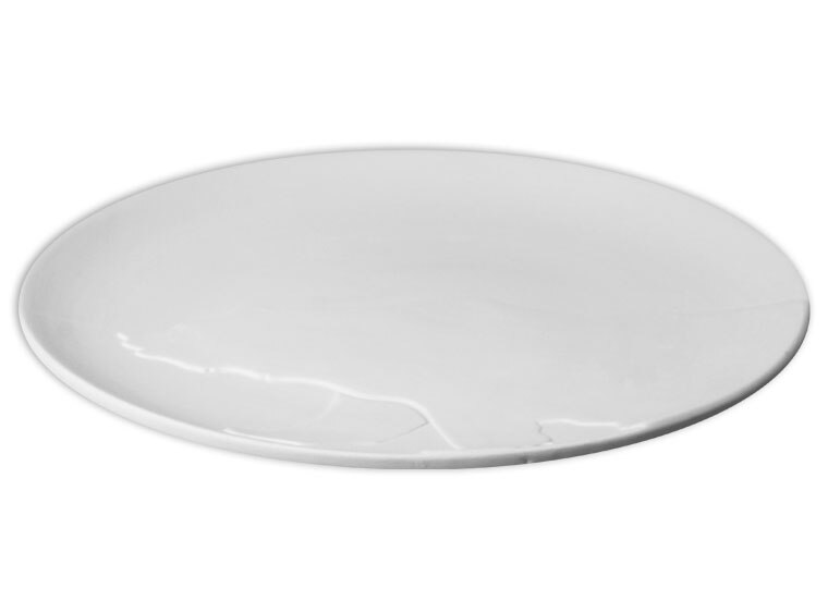 Bisque Coupe Bear Plate (Case of 4)