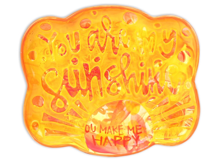 Bisque Big Bubble Plate (Case of 6)