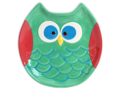 Bisque Small Owl Dish (Case of 12)