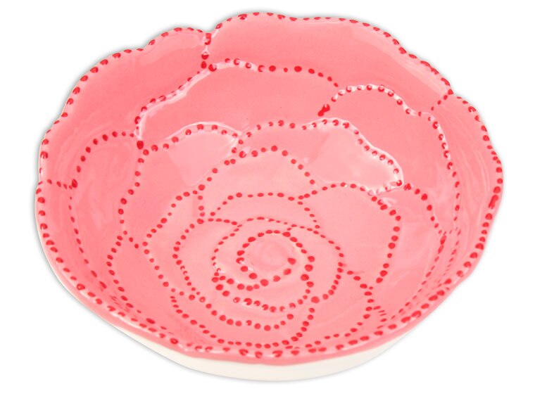 Bisque Rose Bowl (Case of 6)