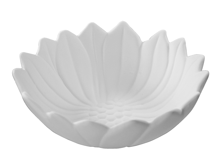 Bisque Daisy Bowl (Case of 6)