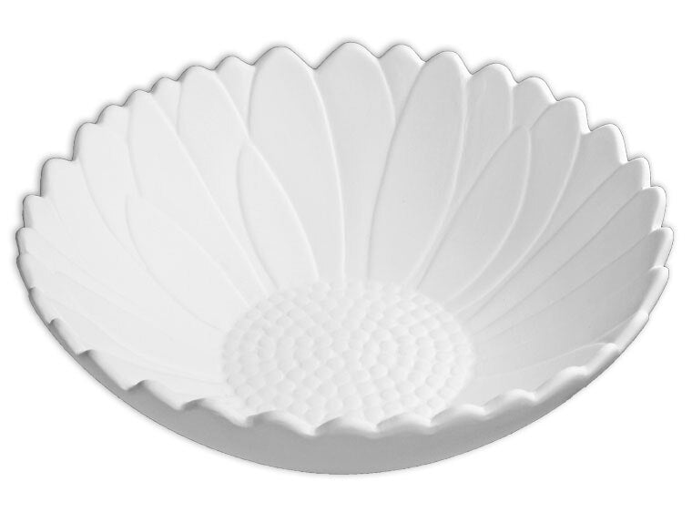 Bisque Large Sunflower Bowl (Case of 4)