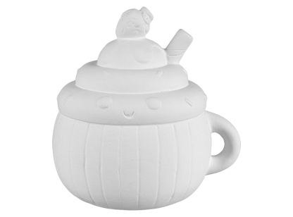 Bisque Sweetie Swirl Bank (Case of 6)