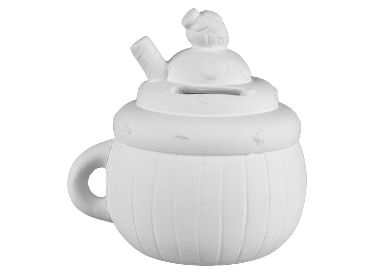 Bisque Sweetie Swirl Bank (Case of 6)
