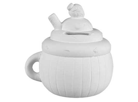 Bisque Sweetie Swirl Bank (Case of 6)