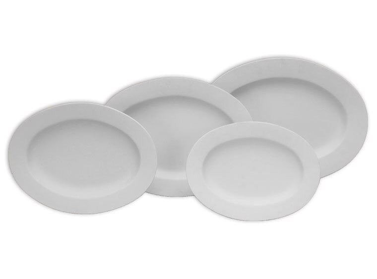 Bisque Belmont Large Rim Oval (Case of 2)