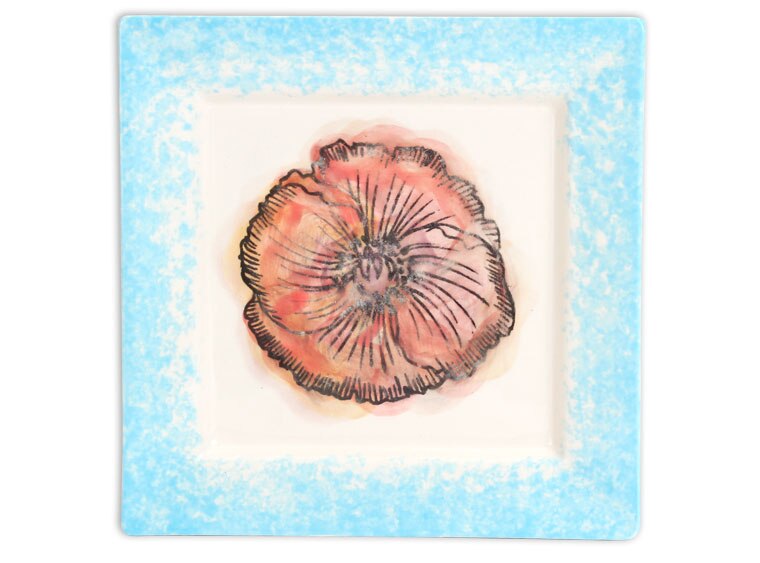 Bisque Rim Square Small (Case of 6)