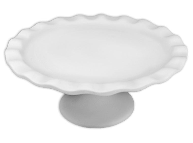 Bisque Ruffled Cupcake Stand (Case of 4)