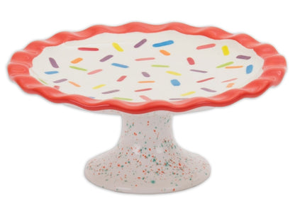 Bisque Ruffled Cupcake Stand (Case of 4)