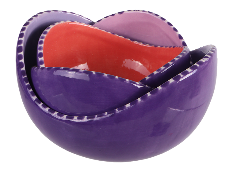 Bisque Organic Nesting Bowl Large (Case of 4)
