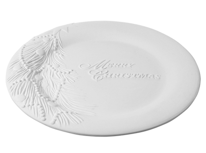 Bisque Christmas Tree Platter (Case of 4)