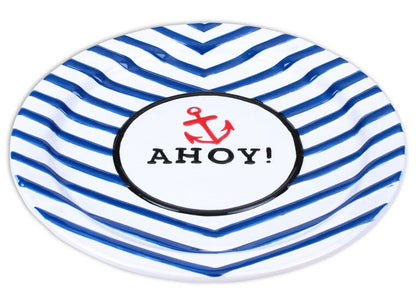 Bisque Ahoy Plate (Case of 4)