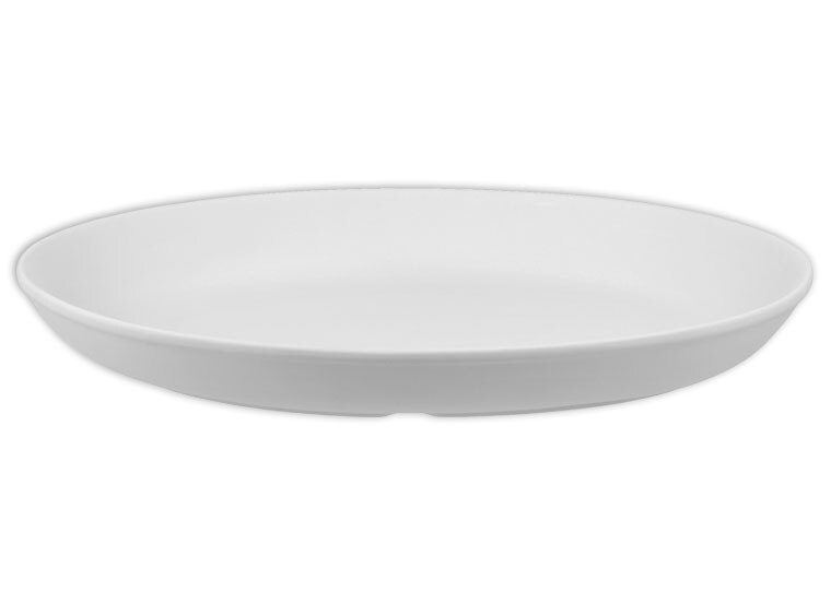 Bisque XL Coupe Oval Platter (Case of 2)
