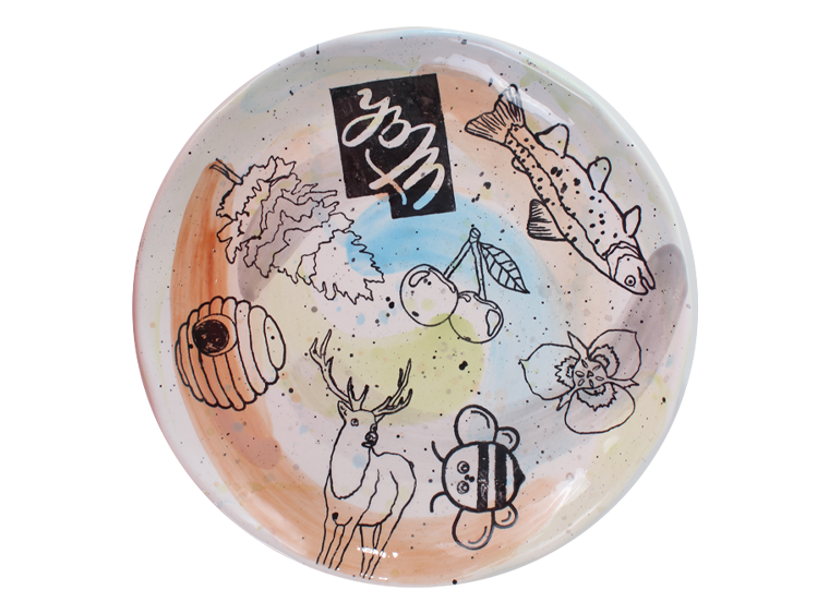 Bisque Basal Dinner Plate (Case of 4)