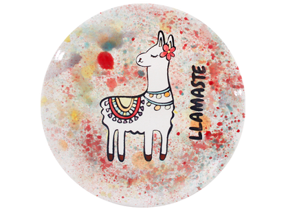 Bisque Llamaste Plate (Case of 6)