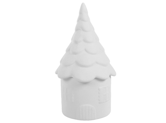 Bisque Fancy Fairy House Box (Case of 6)