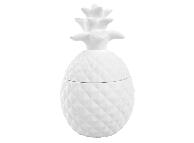 Bisque Pineapple Jar (Case of 4)