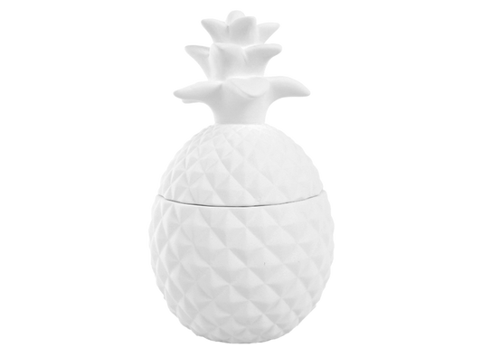 Bisque Pineapple Jar (Case of 4)