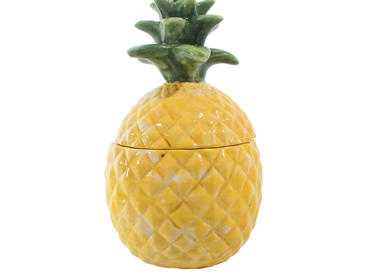 Bisque Pineapple Jar (Case of 4)