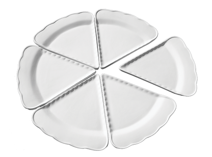 Bisque Pizza Slice Dish (Case of 6)