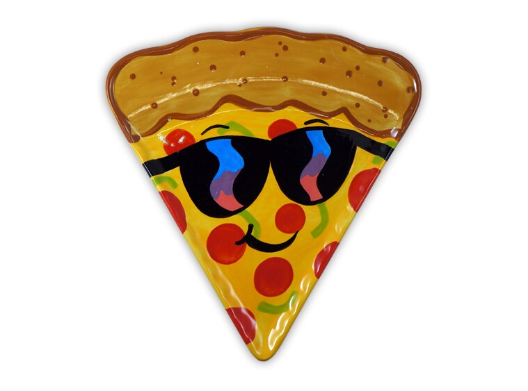 Bisque Pizza Slice Dish (Case of 6)