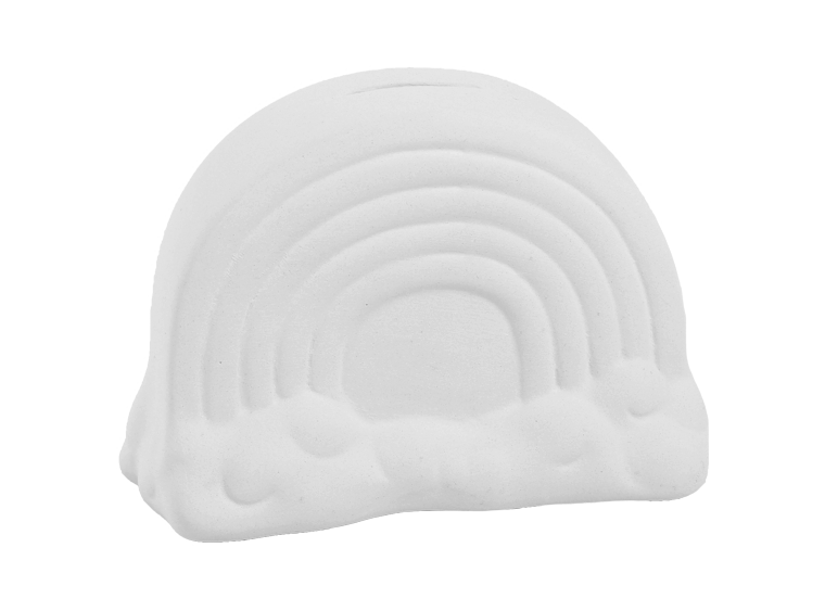 Bisque Rainbow Bank (Case of 6)