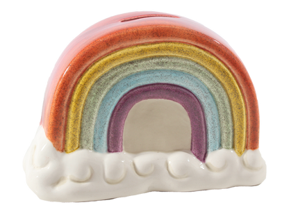 Bisque Rainbow Bank (Case of 6)