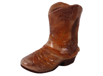 Bisque Cowboy Boot Bank (Case of 4)