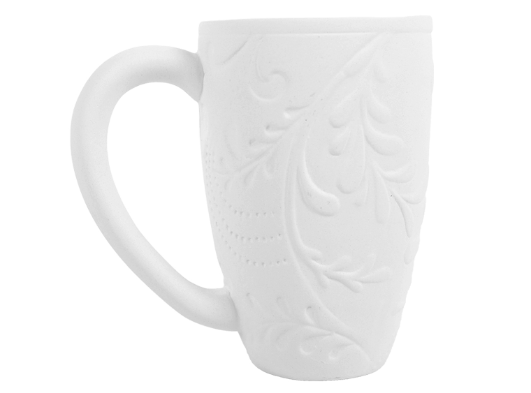 Bisque Baroque Mug (Case of 4)