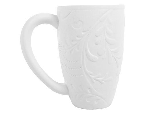 Bisque Baroque Mug (Case of 4)