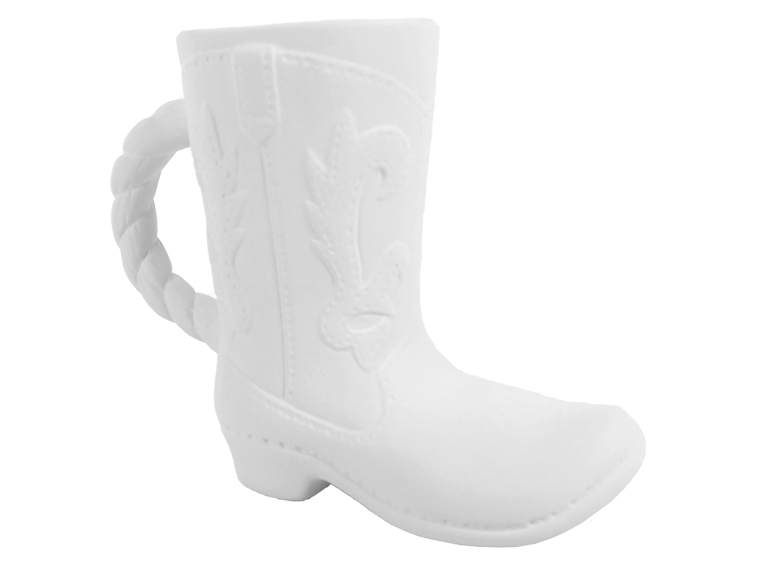 Bisque Cowboy Boot Mug (Case of 4)