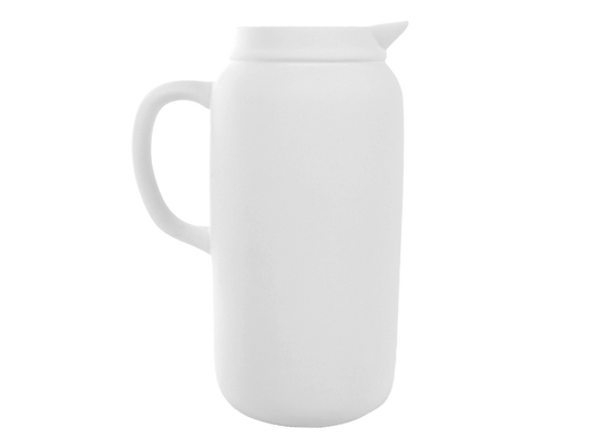 Bisque Mason Jar Pitcher (Case of 2)