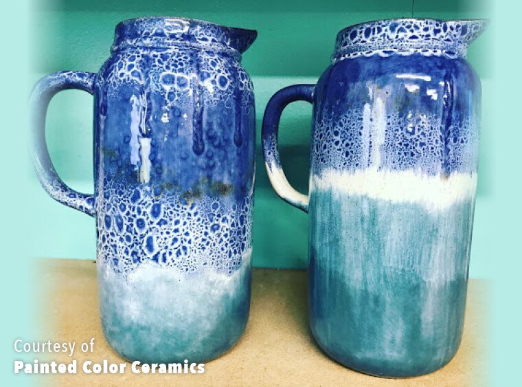 Bisque Mason Jar Pitcher (Case of 2)