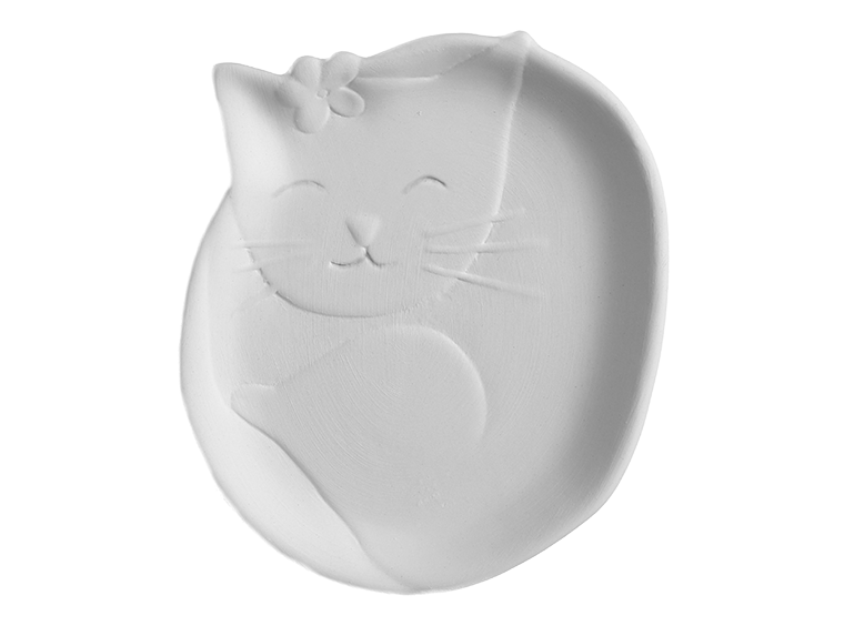 Bisque Kitten Dish (Case of 12)