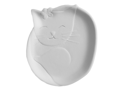 Bisque Kitten Dish (Case of 12)