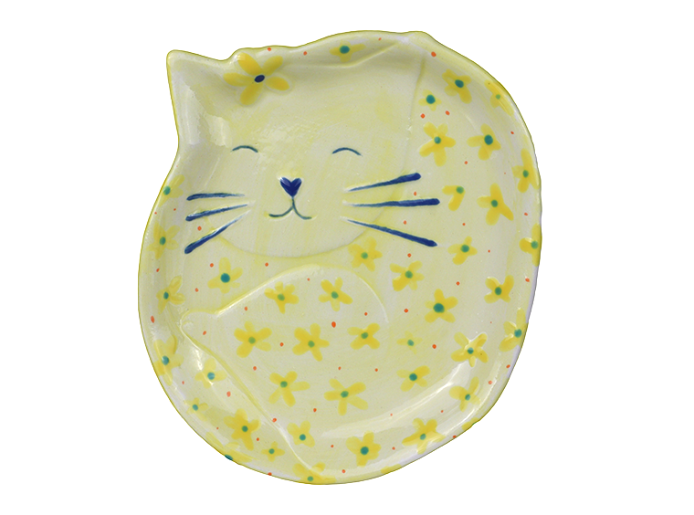 Bisque Kitten Dish (Case of 12)