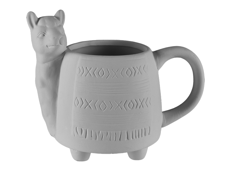 Bisque Reggie The Llama Mug (Case of 4)