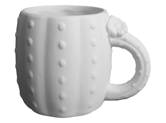 Bisque Ferocactus Mug (Case of 6)