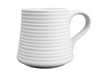 Bisque Coiled Bell Mug (Case of 4)