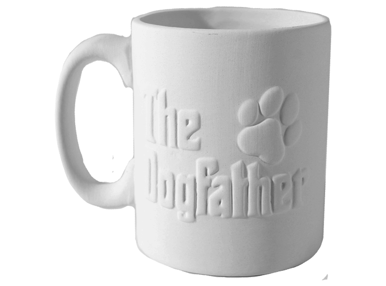 Bisque The DogFather Mug (Case of 4)