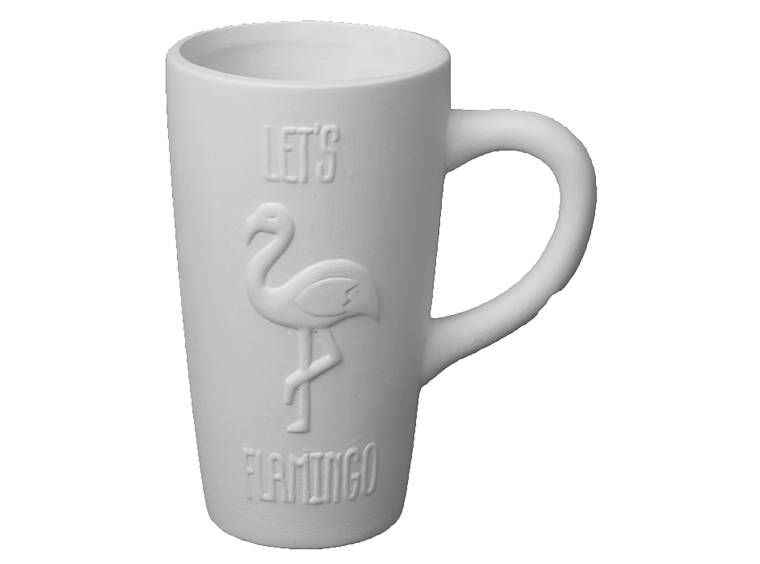 Bisque Let's Flamingo Mug (Case of 4)