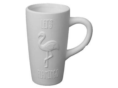 Bisque Let's Flamingo Mug (Case of 4)